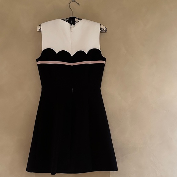 Kate Spade Scalloped Bow Mini A- Line Dress Echoed of Paris - Picture 5 of 6